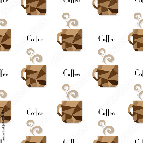 coffee pattern background graphic