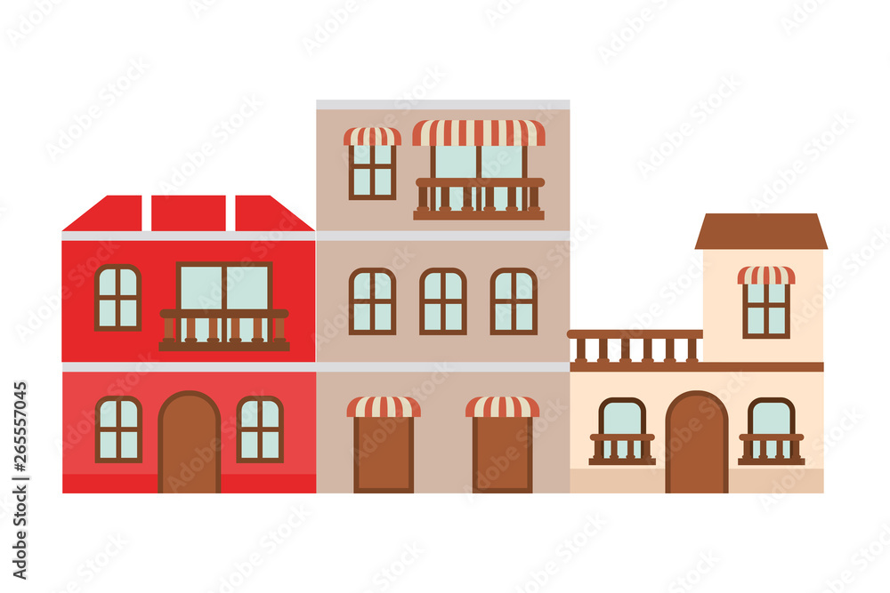 neighborhood houses isolated icon neighborhood houses isolated icon
