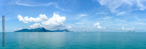 Panorama of tropical islands