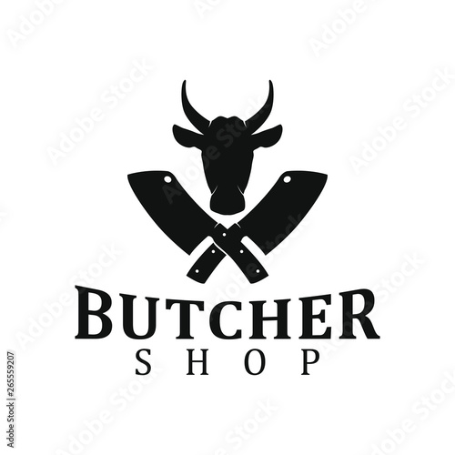 butcher logo vintage