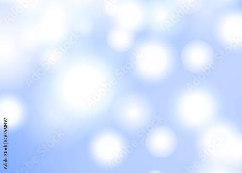 Blue bokeh background