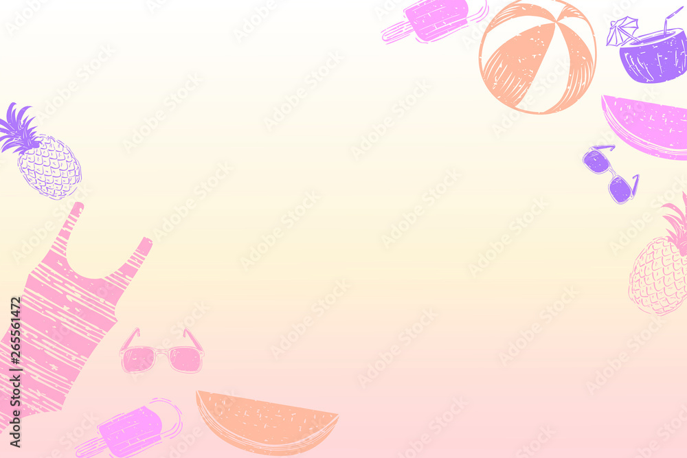 Vibrant summer background