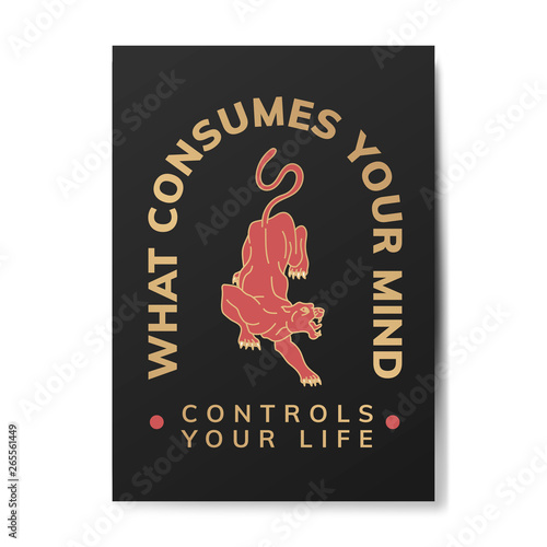 What consumes your mind illustration