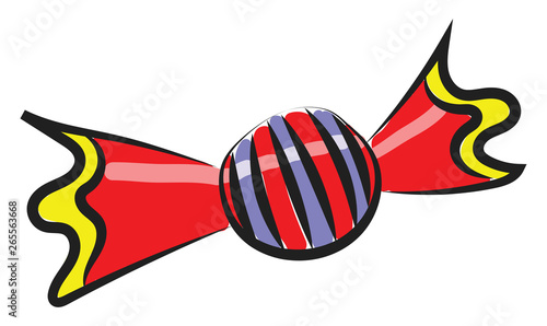 Sketch of the colorful candy/Chocolate Bonbon vector or color illustration