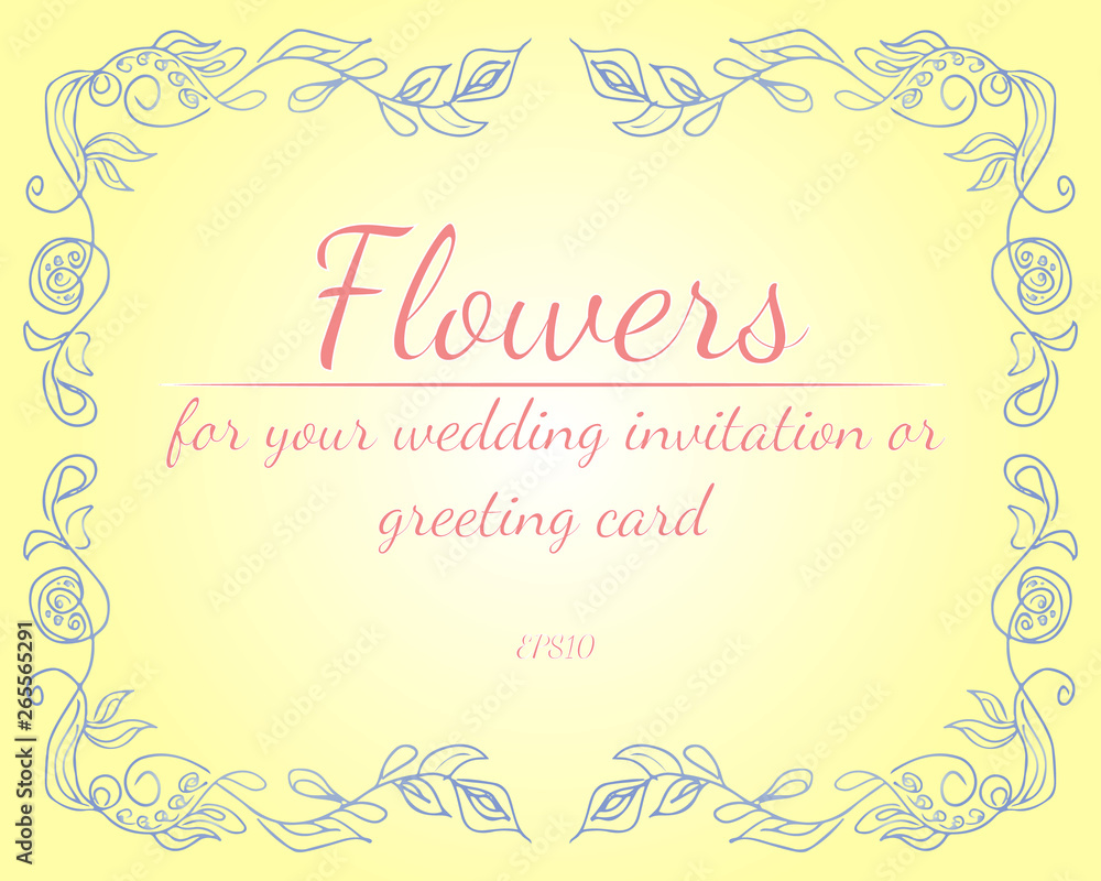 Wreath of roses or peonies flowers with shalimar, lemon, polo blue, azalea and white nectar colors. Floral frame design elements for wedding invitation and greeting card. Hand drawn. Line art. Sketch Wreath of roses or peonies flowers with shalimar, lemon, polo blue, azalea and white nectar colors. Floral frame design elements for wedding invitation and greeting card. Hand drawn. Line art. Sketch