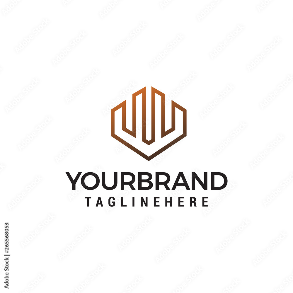 building letter w logo design concept template vector building letter w logo design concept template vector
