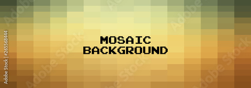 Abstract Dark Brown geometric Background, Creative Design Templates. Pixel art Grid Mosaic, 8 bit vector background.