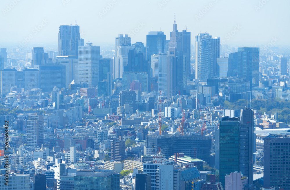 東京　新宿　新宿高層ビル群　2019年