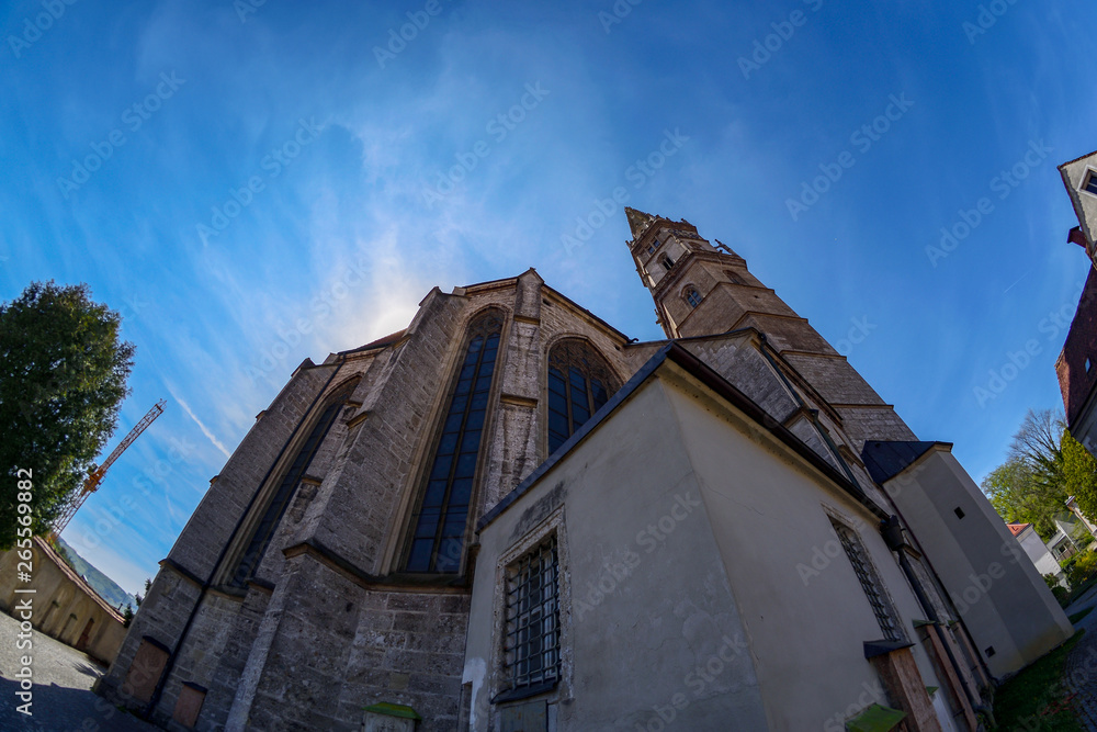 Obraz premium Old church in Steyr Upper Austria / Austria