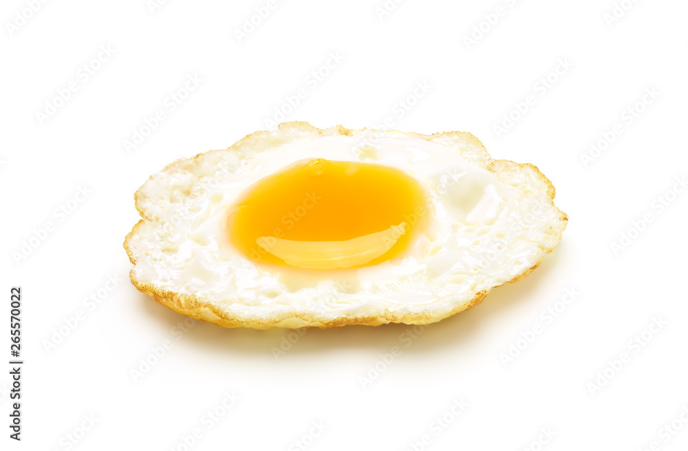 Fried egg isolated on white background Fried egg isolated on white background