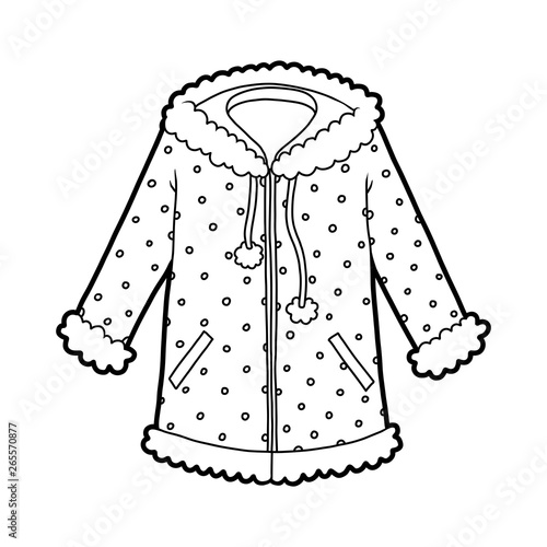 Coloring book, Women coat