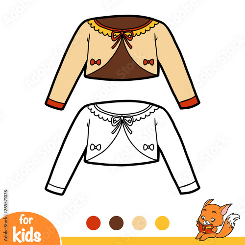 Coloring book, Girls bolero