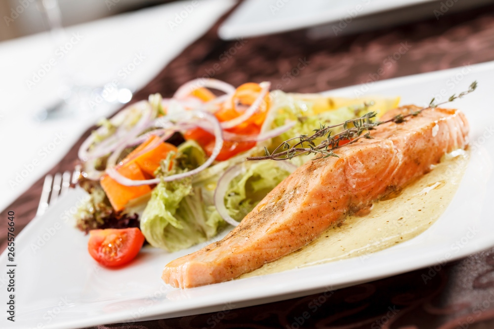 salmon and vegetables salmon and vegetables
