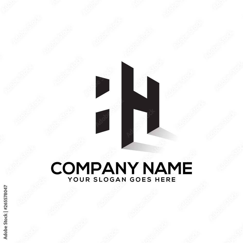 HH initial logo, negative space vector , clean and clever designs HH initial logo, negative space vector , clean and clever designs