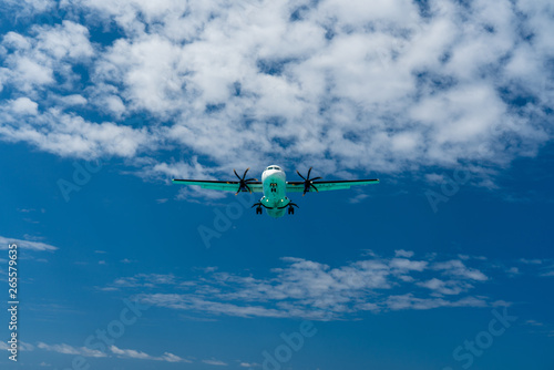 Fototapeta Naklejka Na Ścianę i Meble -  Plane coming in for landing