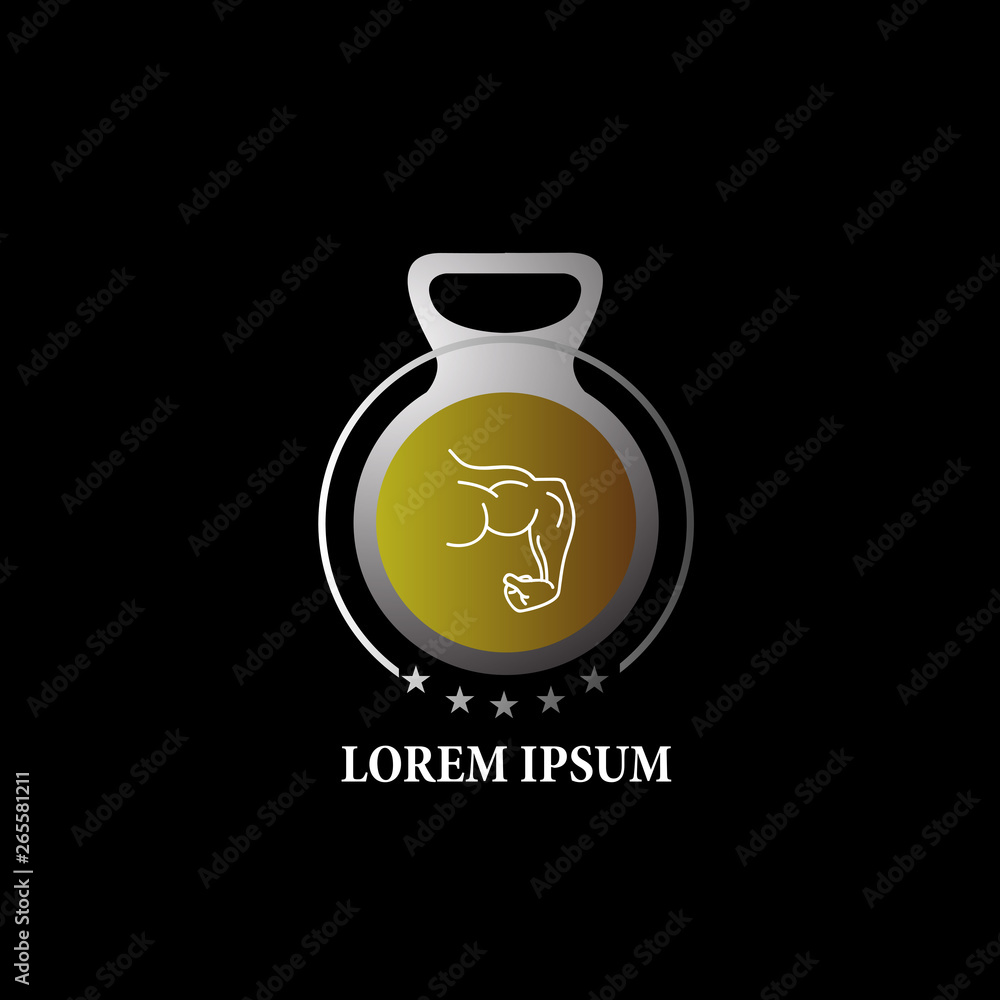 dumbbell logo icon for gym dumbbell logo icon for gym