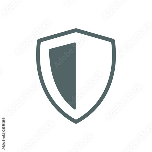 Free Download vector shield icon, flat design best shield vector icon - GFXLoad