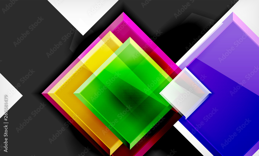 Color squares futuristic abstract background Color squares futuristic abstract background