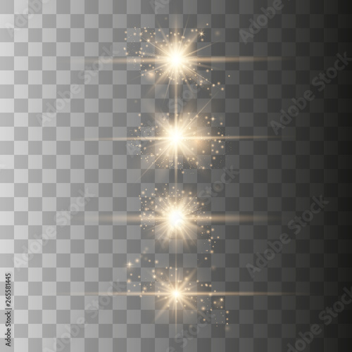 Optical lens flare light 