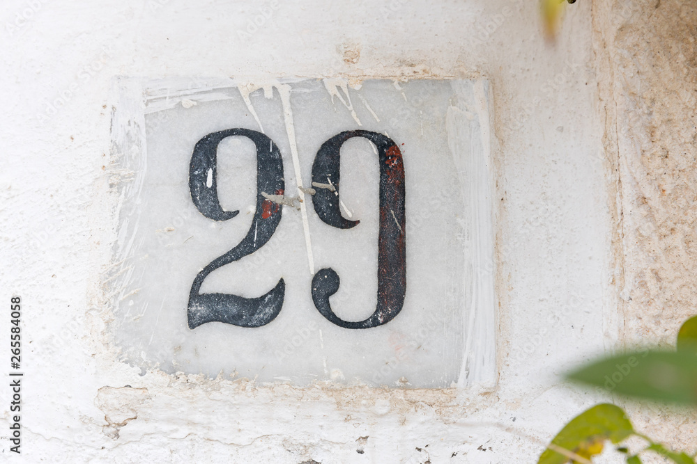 Hausnummer 29 Hausnummer 29