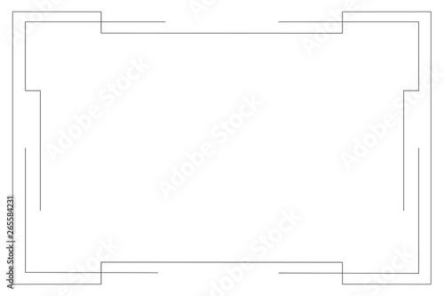 frame Icon isolated vector