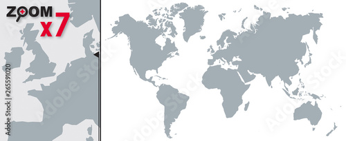 CARTE DU MONDE SIMPLIFIÉE_lignes droites