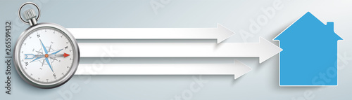 Compass 3 Arrows House Header