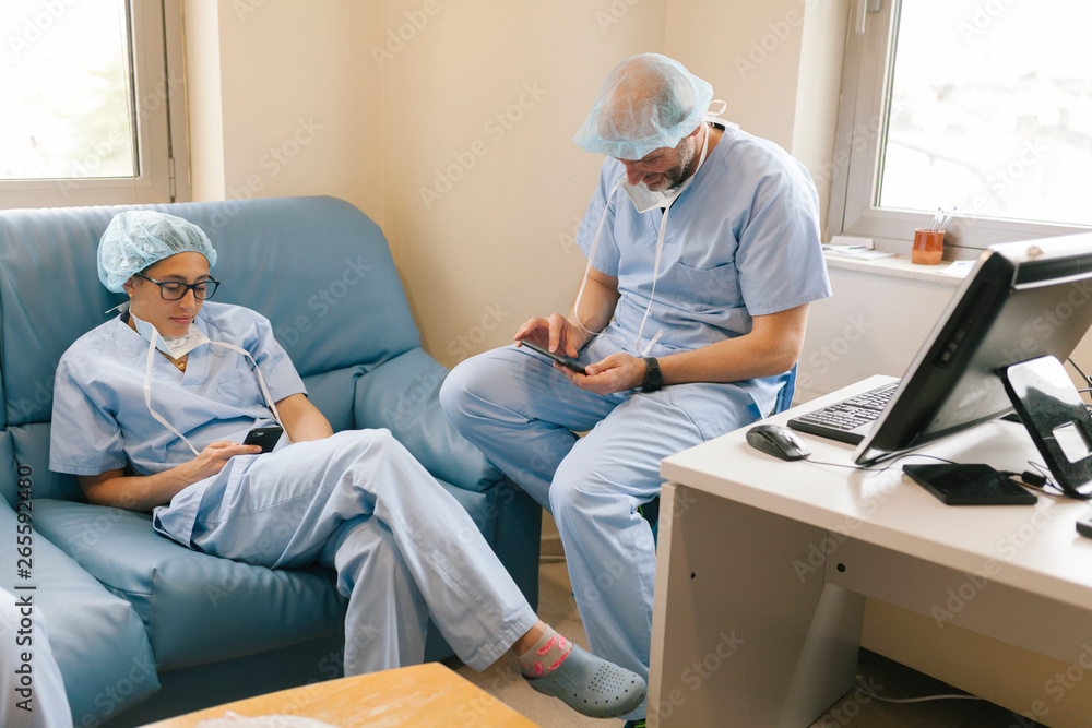 Surgery in the operating room Surgery in the operating room