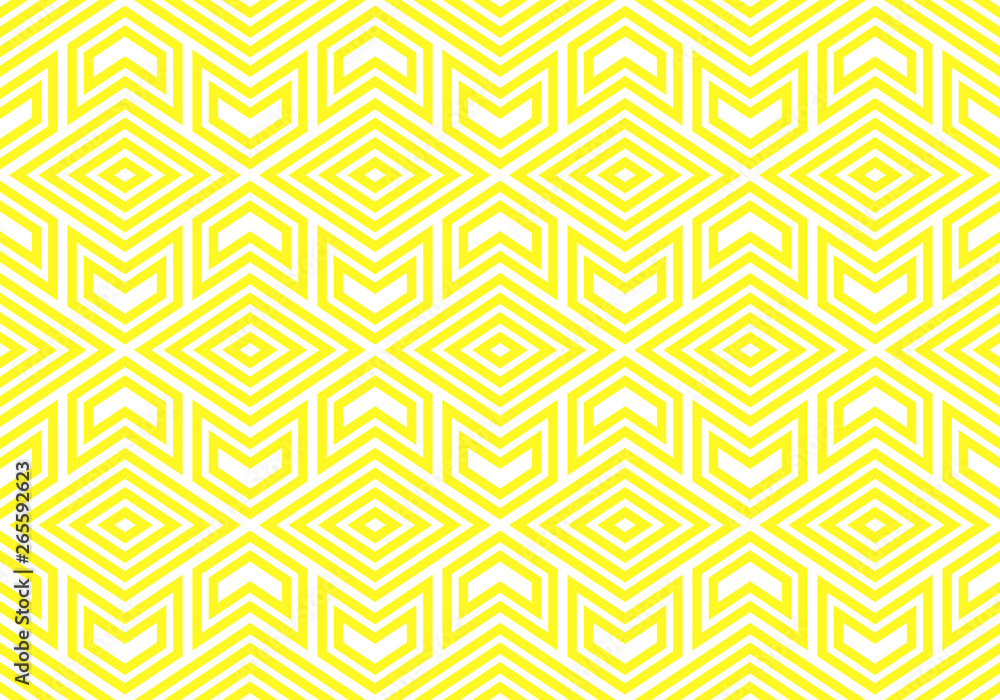 Abstract geometric pattern. A seamless vector background. White and yellow ornament. Graphic modern pattern. Simple lattice graphic design Abstract geometric pattern. A seamless vector background. White and yellow ornament. Graphic modern pattern. Simple lattice graphic design