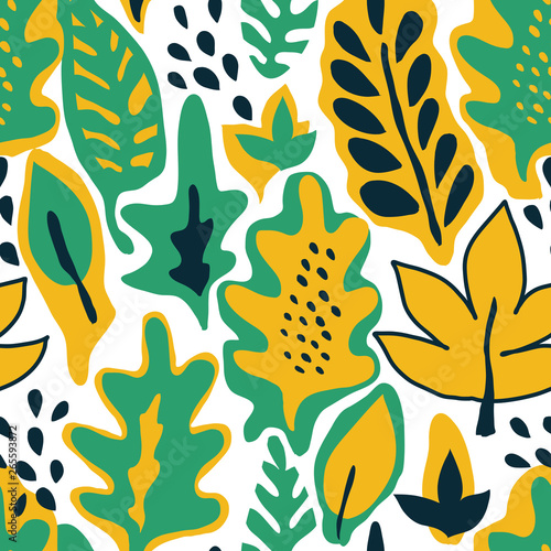 Vector seamless Abstract Floral Pattern