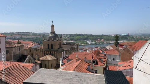 Overlooking Coimbra Portugal from the upper town