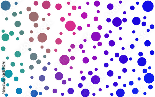 Light Blue, Red vector background with spots.