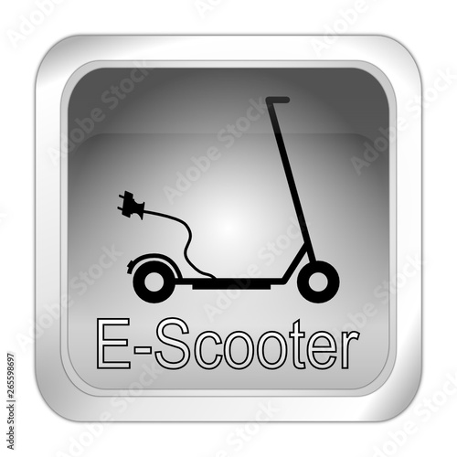 E-Scooter Button - 3D illustration