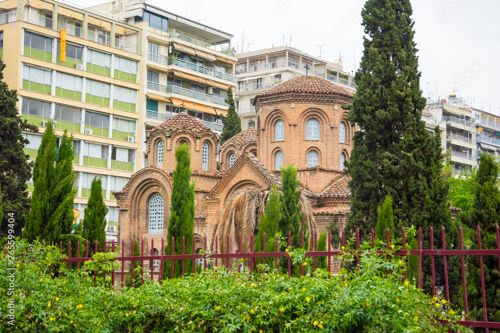 Church of Panagia Chalkeon is a cross-domed church dedicated to the Virgin Mary in Thessaloniki.