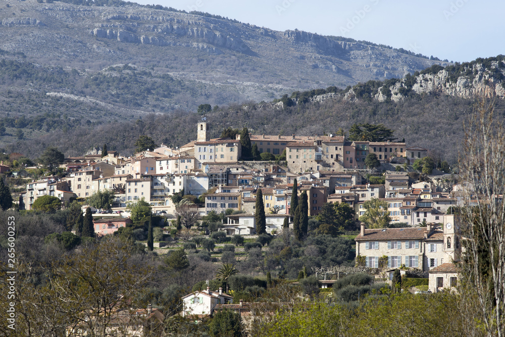 The village of Chateauneuf de Grasse on the French Riviera