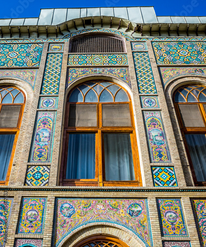 So called Pond House, one of the buildings of famous Golestan Palace in Tehran, Iran