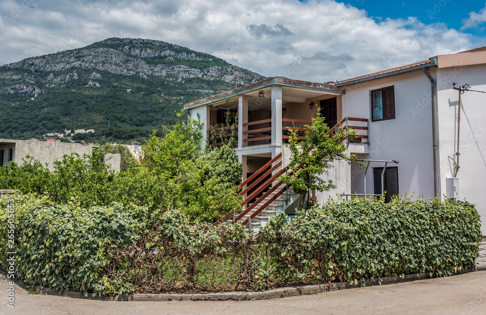 Residential building in Bar town in Montenegro