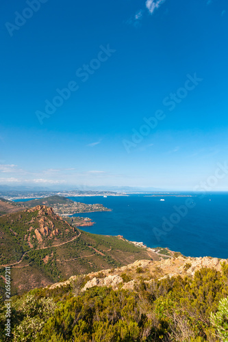 View vom Pic du Cap Roux near Antheor