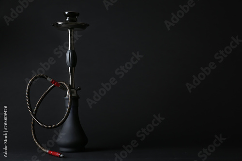 Obraz w ramie Hookah on dark background