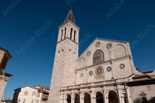 Facade of Santa Maria Assunta Cathedral, Spoleto, Umbria © Caterina Salvi