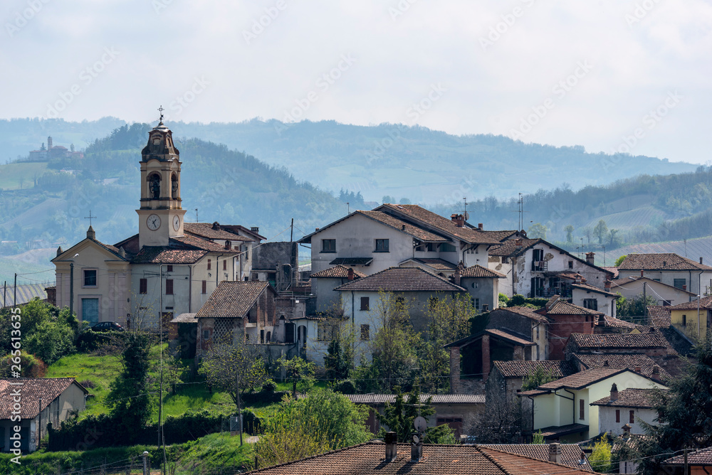 Lirio, village in the Oltrepo Pavese, italy