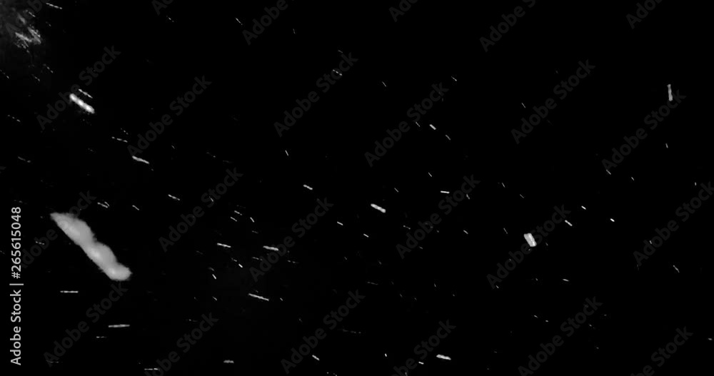 christmas real snowflakes falling snow from top, winter holiday with stars seamless loop on black background christmas real snowflakes falling snow from top, winter holiday with stars seamless loop on black background