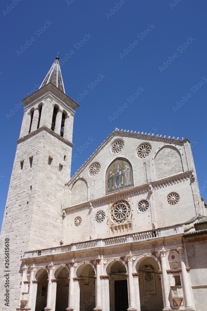 View Of Santa Maria Assunta Cathedral Spoleto, Perugia, Italy