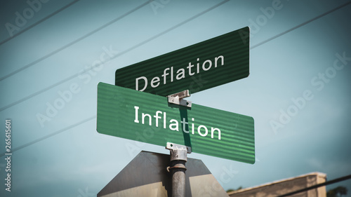 Street Sign Inflation versus Deflation