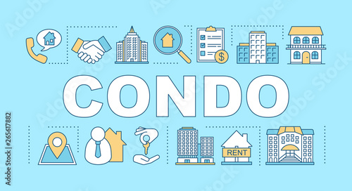 Condo word concepts banner