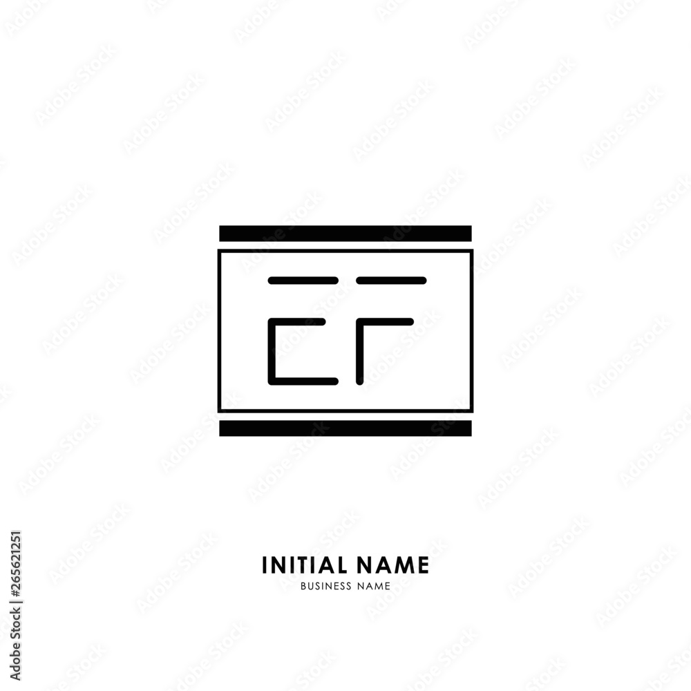 E F EF Initial logo letter with minimalist concept. Vector with scandinavian style logo. E F EF Initial logo letter with minimalist concept. Vector with scandinavian style logo.