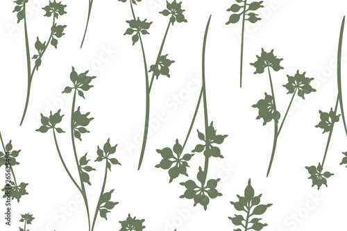 Eucalyptus Vector. Cute Seamless Pattern with Vector Leaves  Branches and Floral Elements. Elegant Cute Background for Rustic Wedding Design  Fabric  Textile  Dress. Eucalyptus Vector in Vintage Style