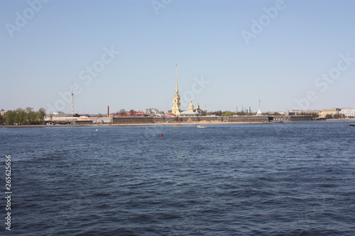  view of the river and Peter and Paul fortress 
