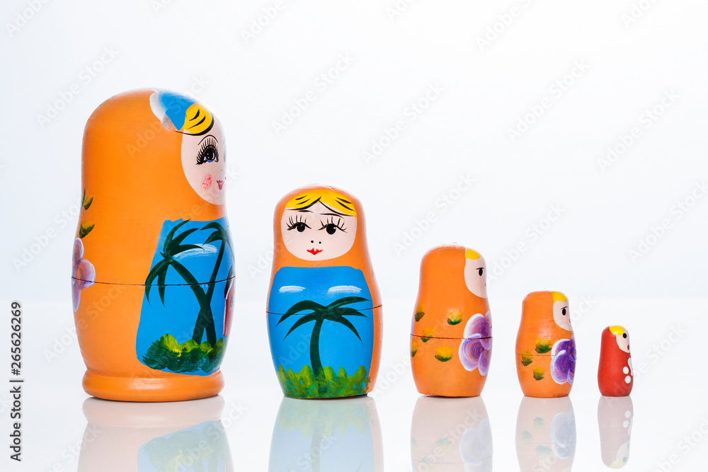 a Russian traditional doll a Russian traditional doll