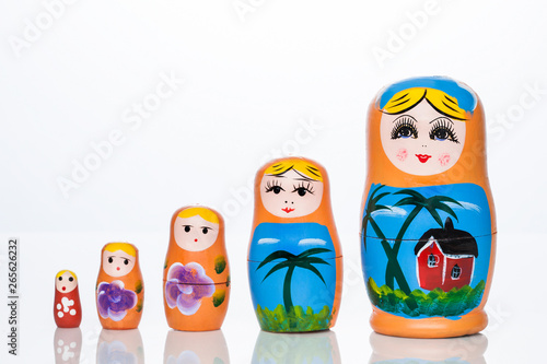 a Russian traditional doll